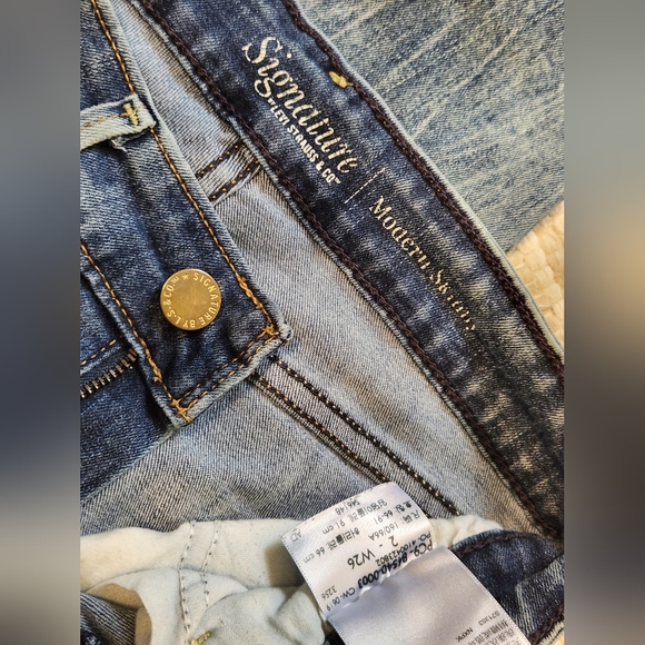 Levi Signature Strauss Modern Skinny Size 2/26 - Picture 5 of 6